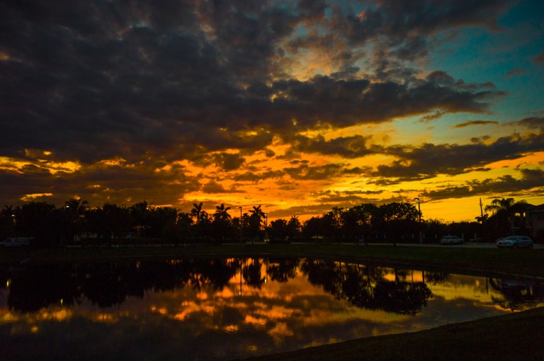 Sunset over Briar Bay 