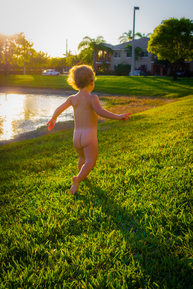 As free as only a two-year-old can be 